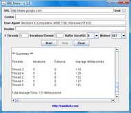 URL Stress screenshot
